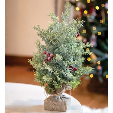 Frosted Cedar & Red Berry Tree 15 - The Fox Decor